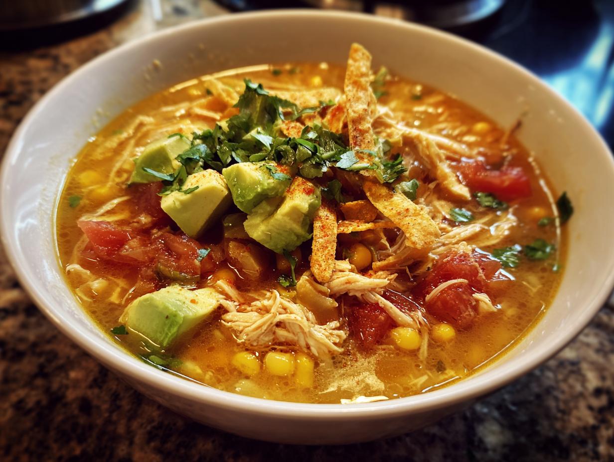 Easy Homemade Tortilla Soup