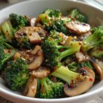 Vegan Broccoli and Mushroom Stir Fry