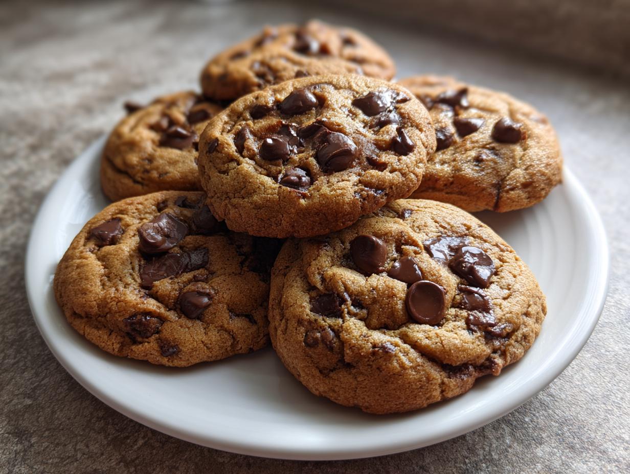 Vegan Chickpea Chocolate Chip Cookies