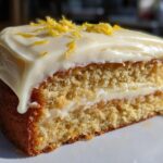 Vegan Lemon Cake With Lemon Cream Cheese Frosting