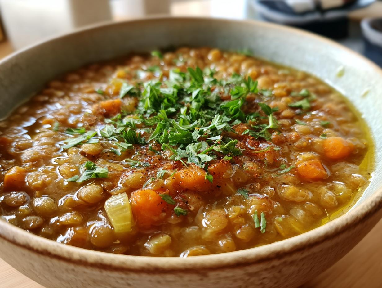 Vegetarian Lentil Soup Recipe
