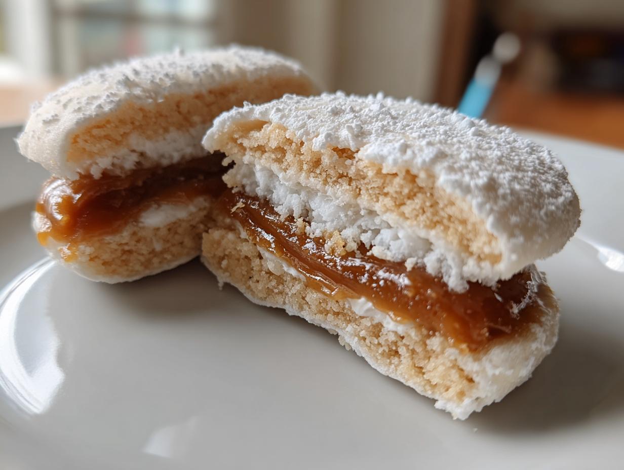 Alfajores with Dulce de Leche