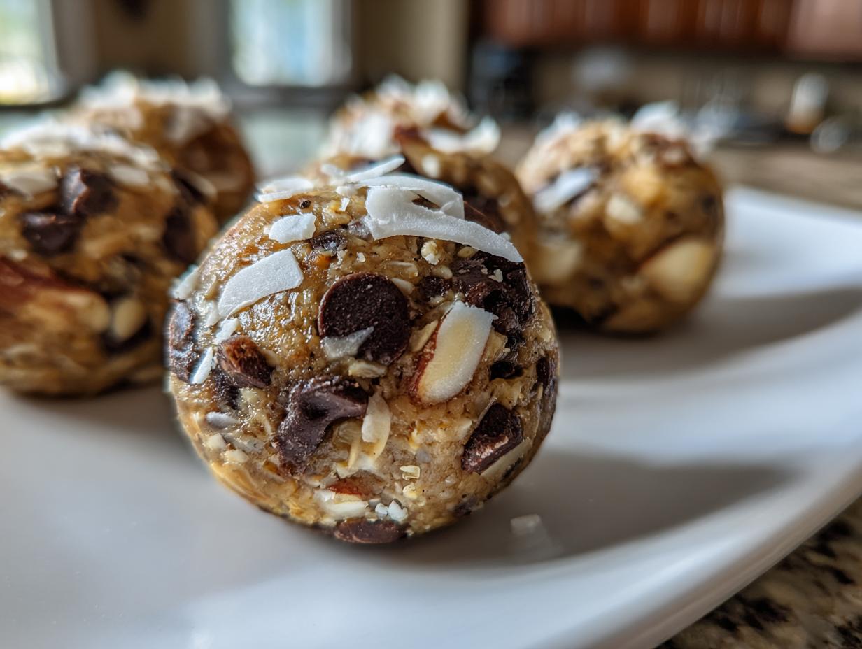 Almond Joy Protein Bites