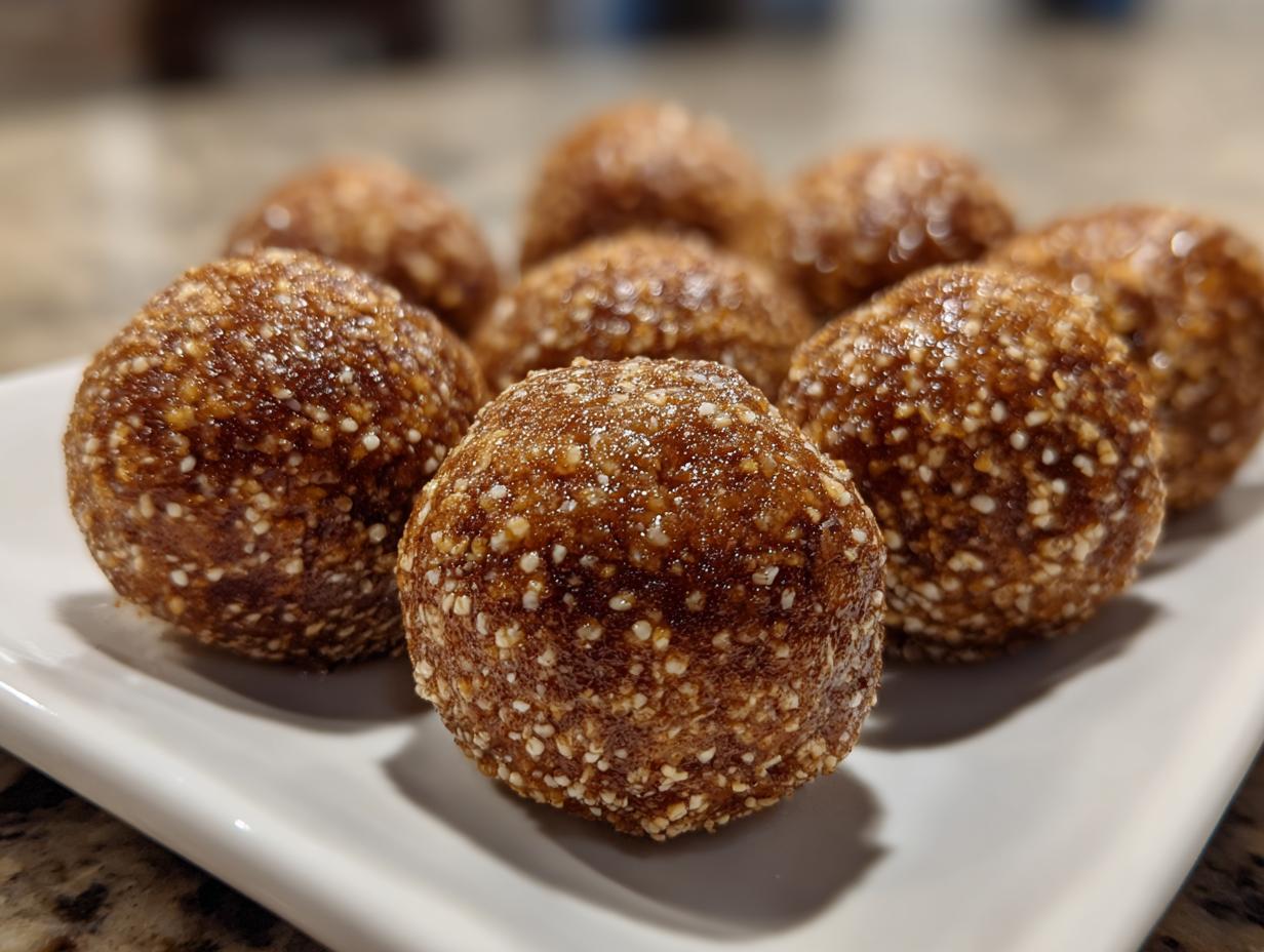 Apple Cinnamon Oat Balls