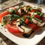 Caprese salad hearts
