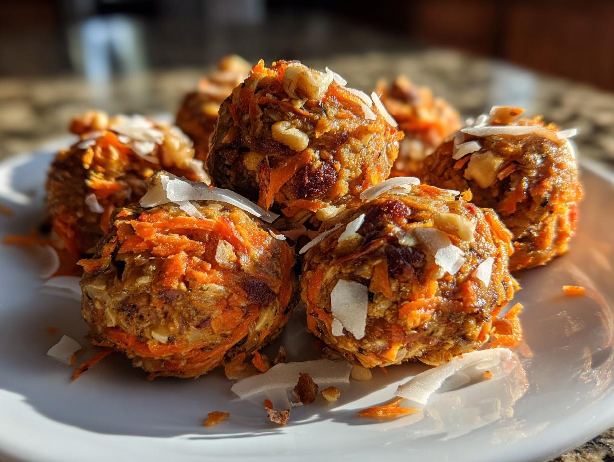 Carrot Cake Protein Bites