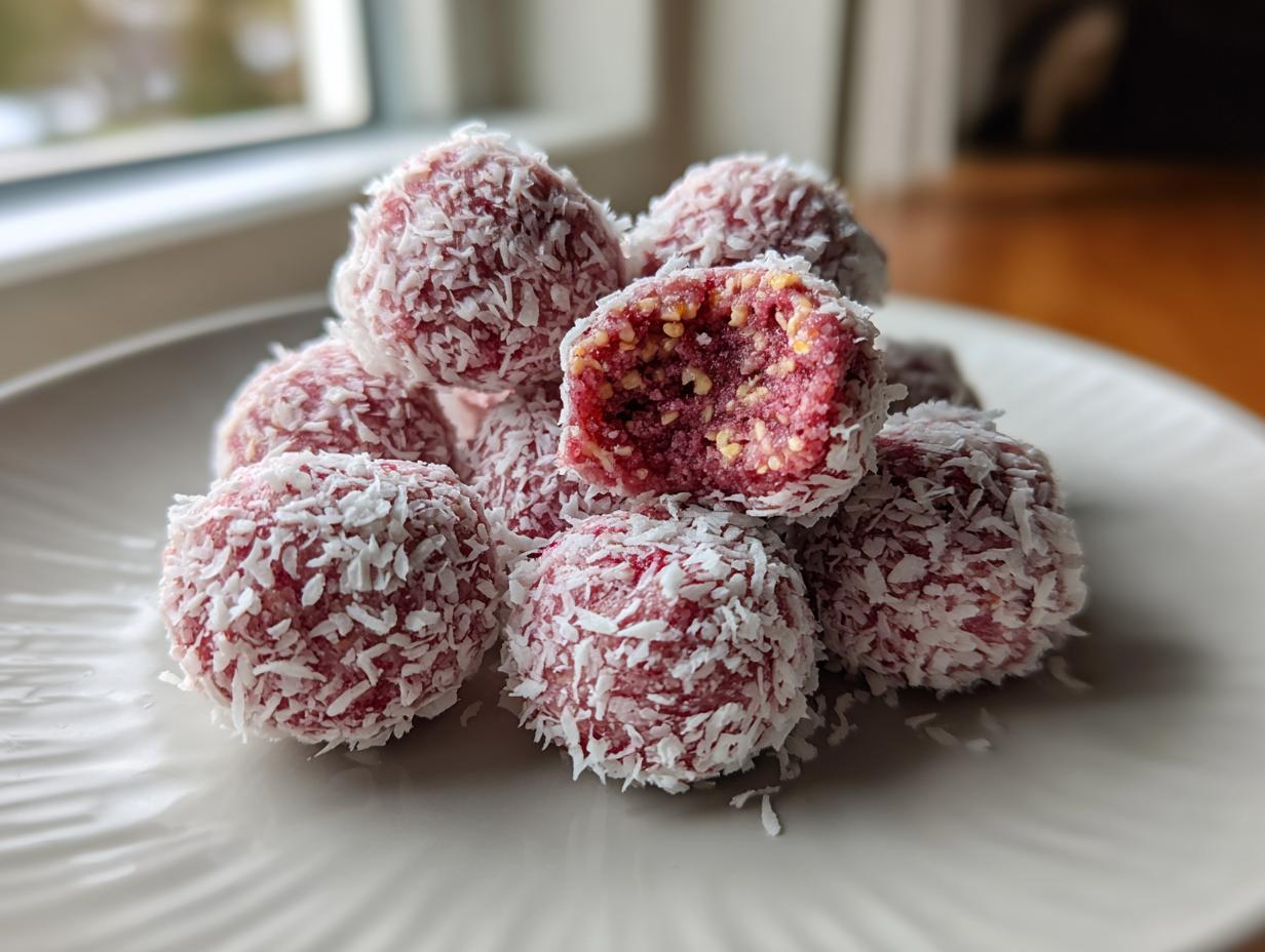 Cherry Vanilla Protein Balls