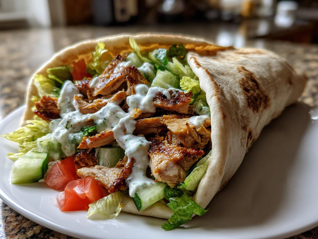 Chicken Shawarma with Garlic Sauce