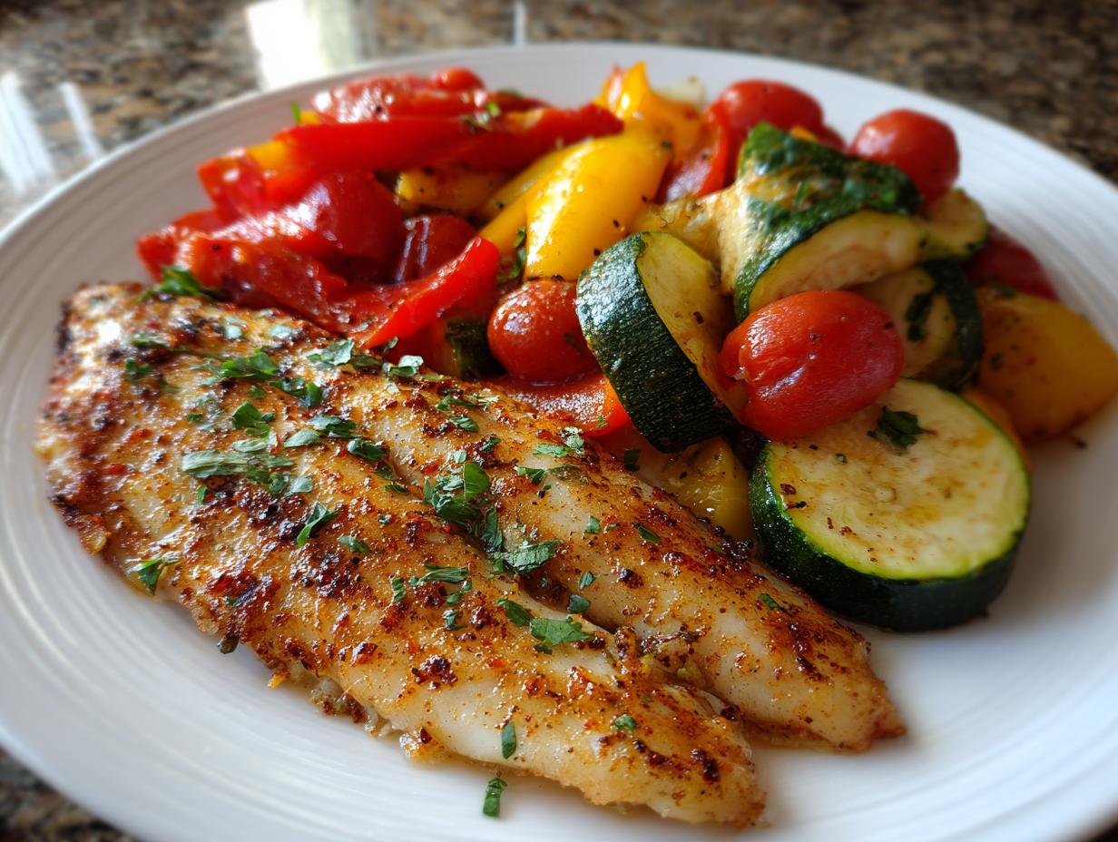 Chili-Lime Tilapia with Vegetables