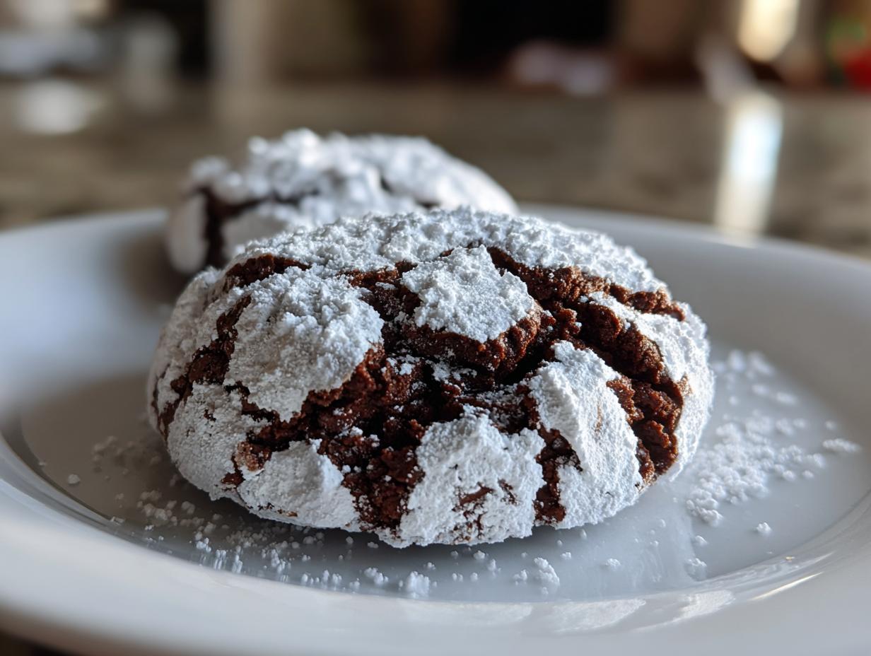 Chocolate Crinkle Cookies