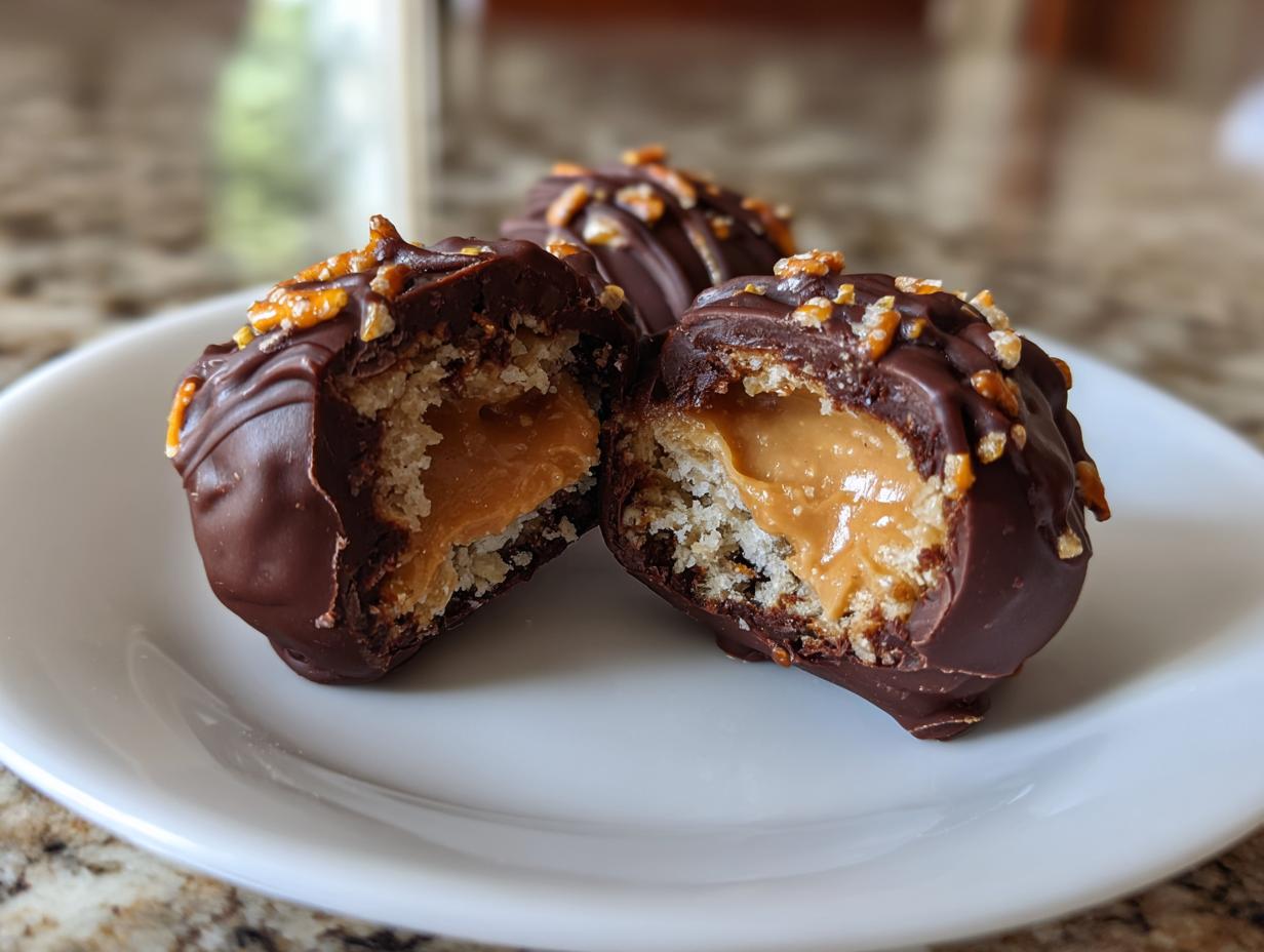 Chocolate Peanut Butter Pretzel Balls