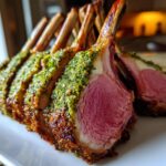 Herb-crusted rack of lamb