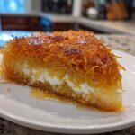 Kunafa with cream filling