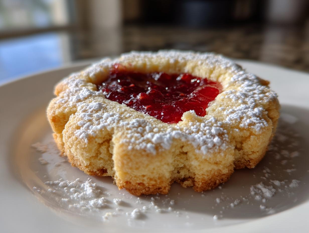 Linzer Cookies with Raspberry Jam