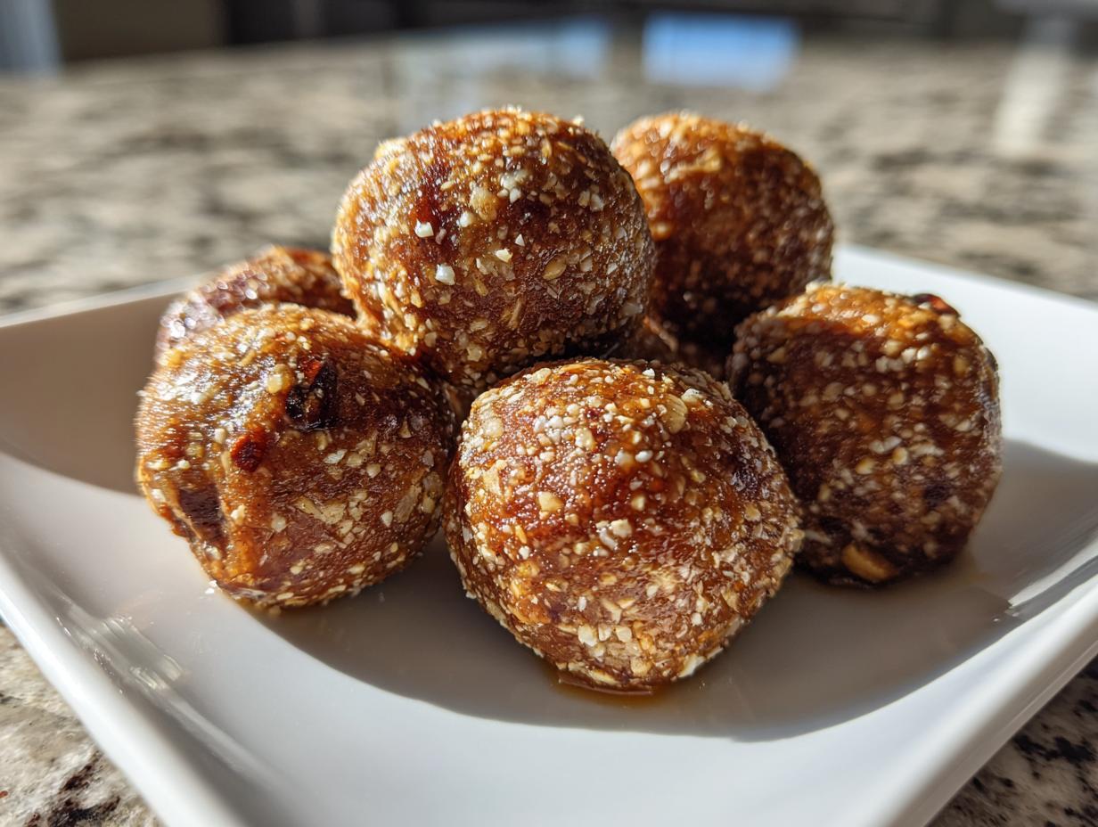 Maple Pecan Protein Balls
