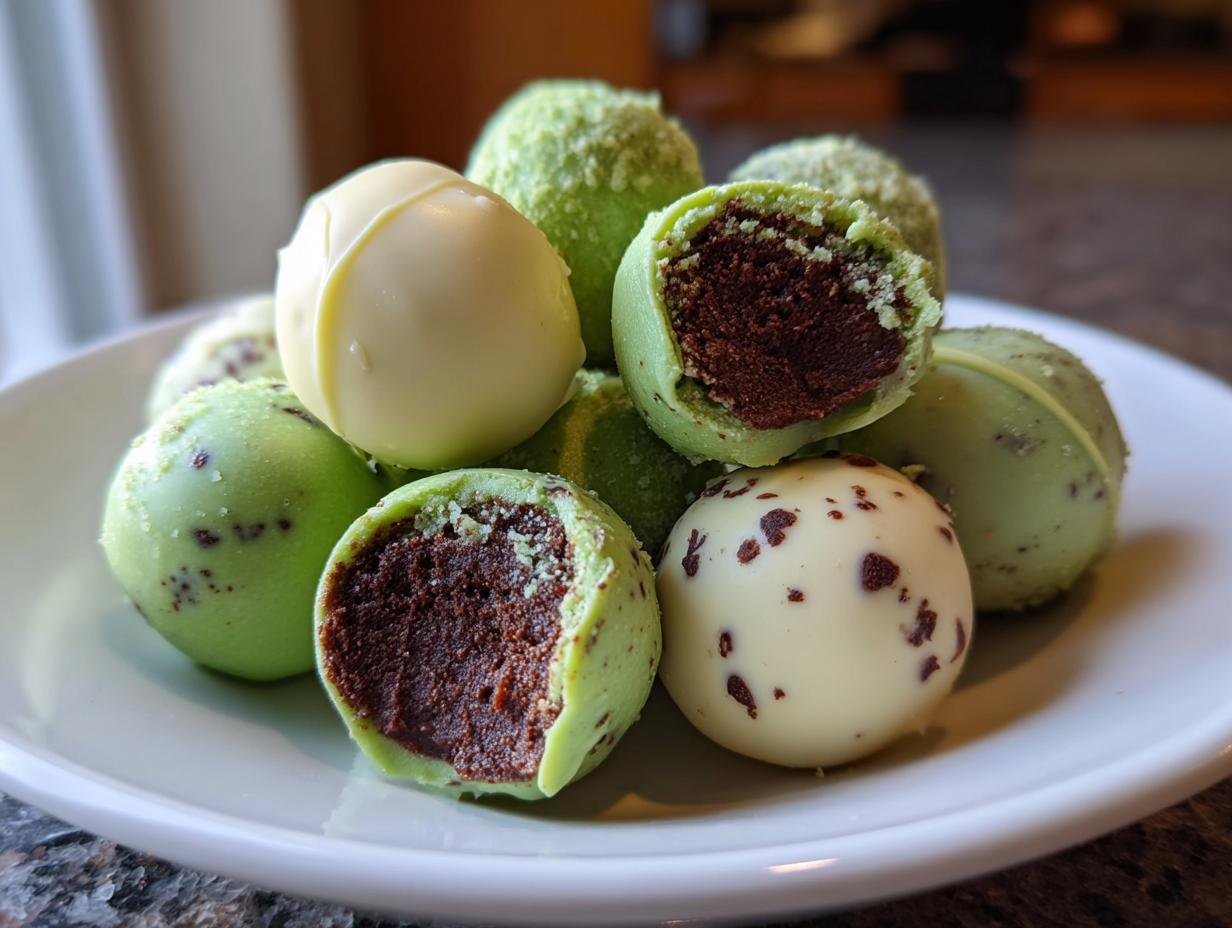 Mint Chocolate Chip Balls