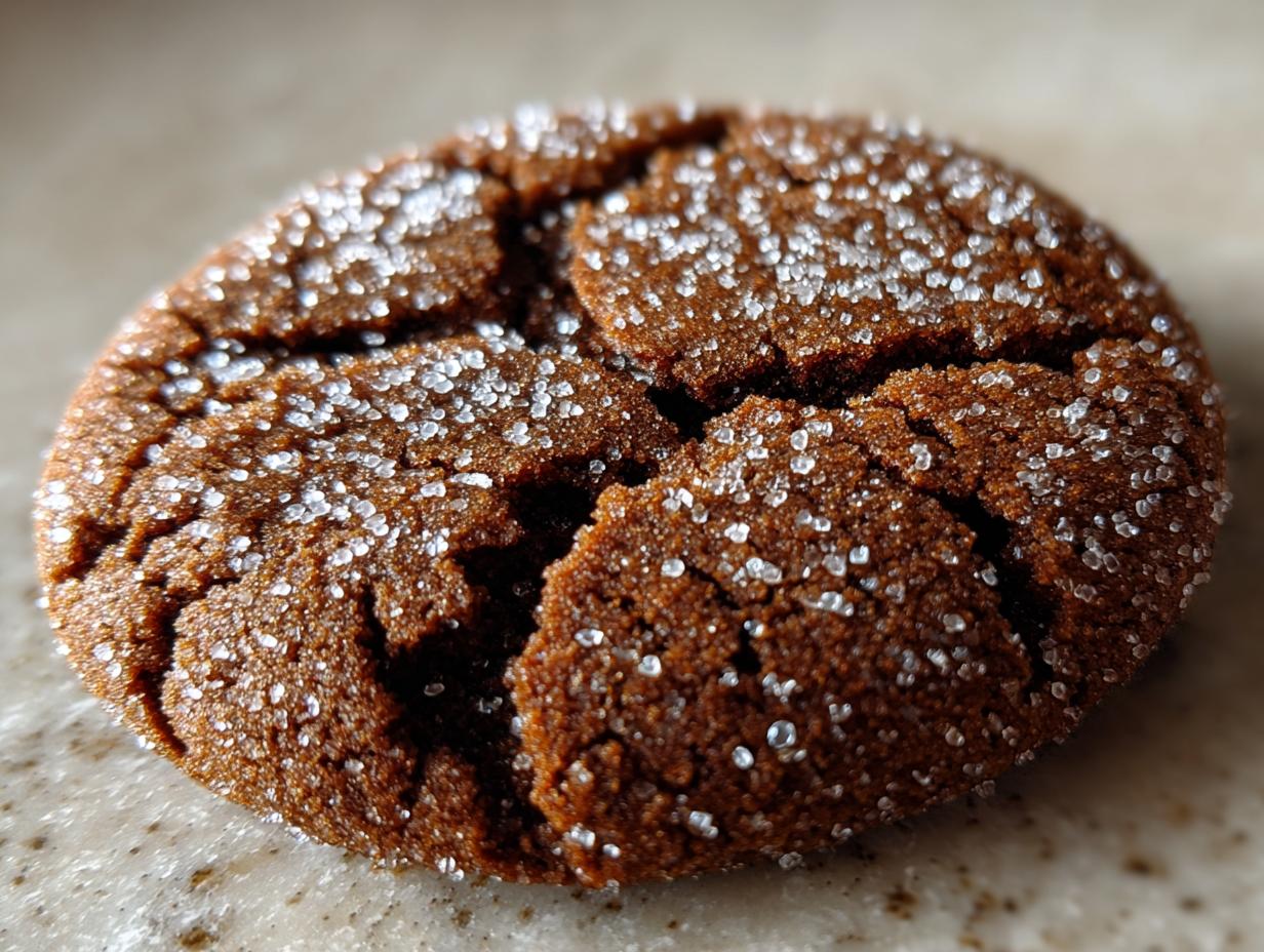 Soft and Chewy Molasses Cookies