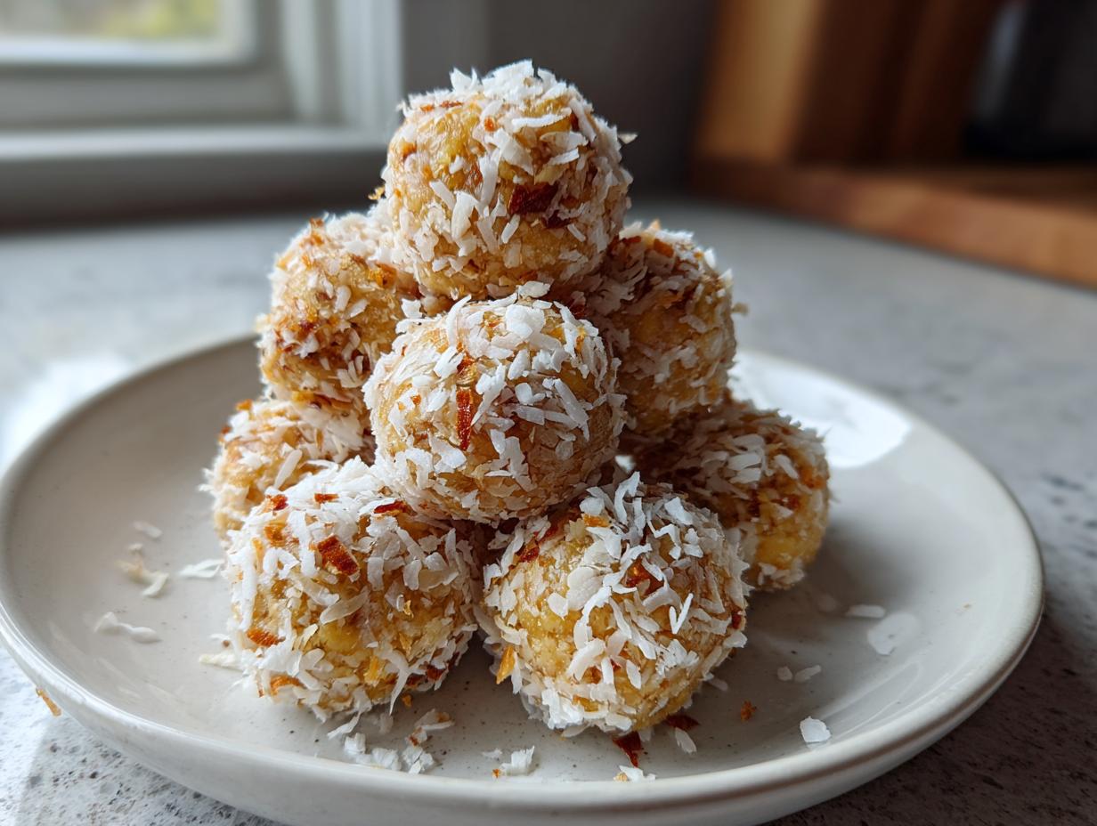 Piña Colada Protein Balls