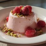 Rose water panna cotta