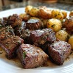 Sheet Pan Balsamic Steak and Potatoes