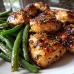 Sheet Pan Honey Mustard Chicken with Green Beans