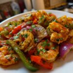 Sheet Pan Shrimp Fajitas