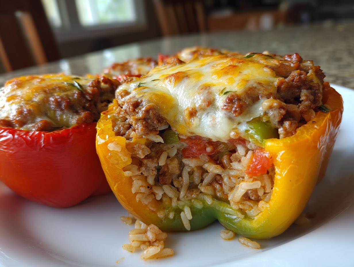 Sheet Pan Stuffed Peppers