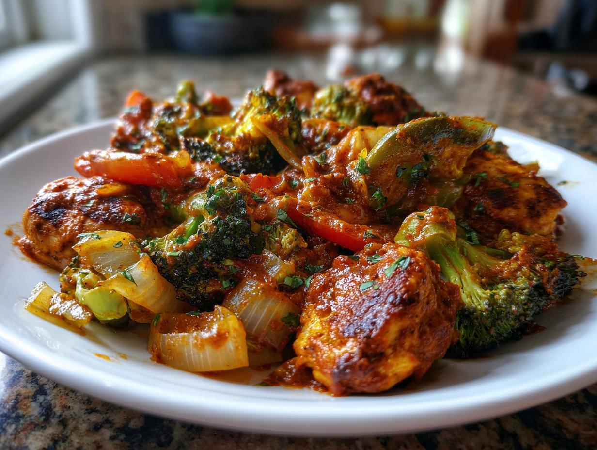 Sheet Pan Tikka Masala Chicken