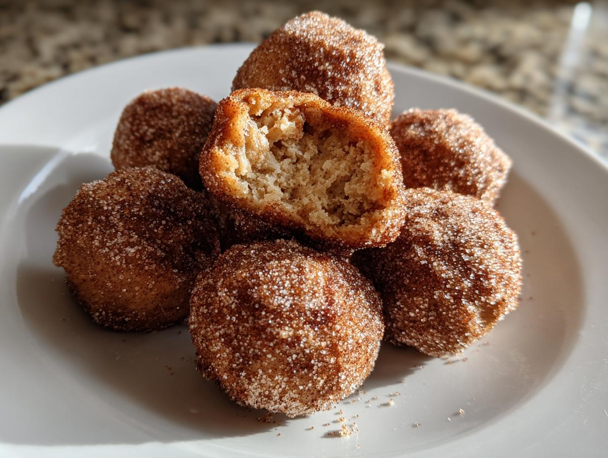 No-Bake Snickerdoodle Protein Bites