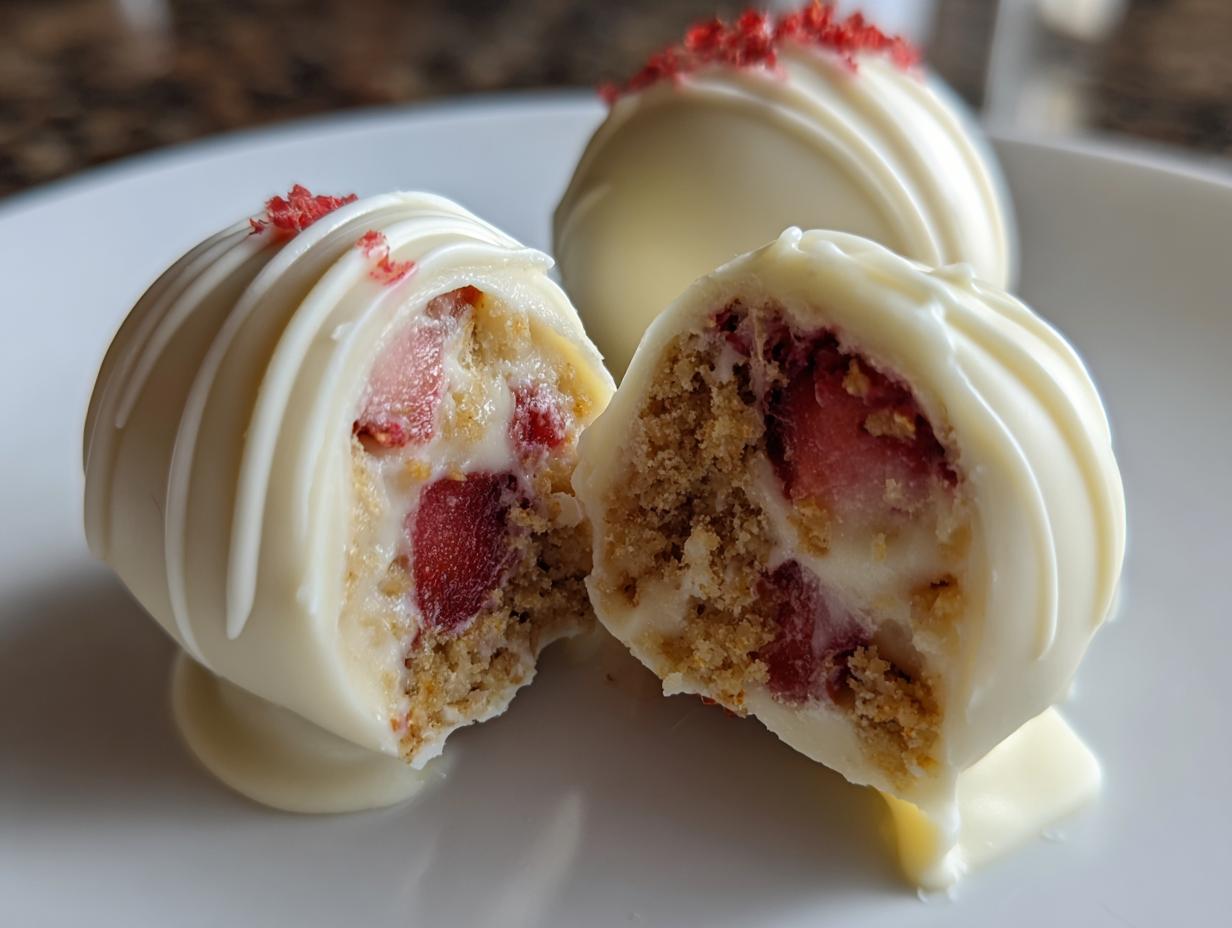 Strawberry Cheesecake Balls