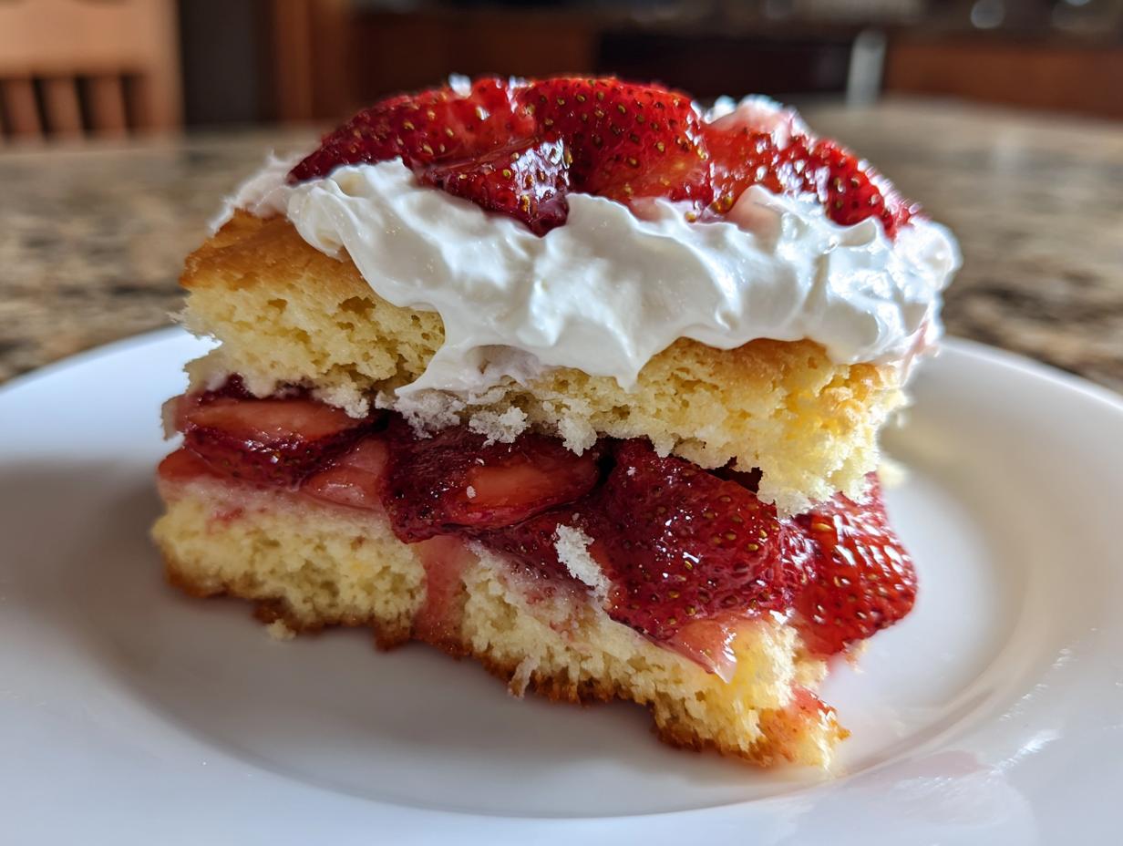 Easy Homemade Strawberry Shortcake