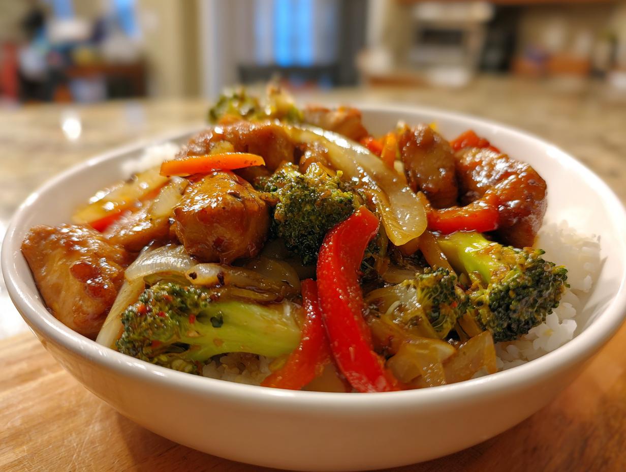 Teriyaki Chicken and Vegetables