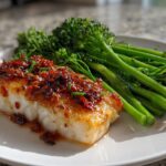 Thai Sweet Chili Baked Fish with Broccolini