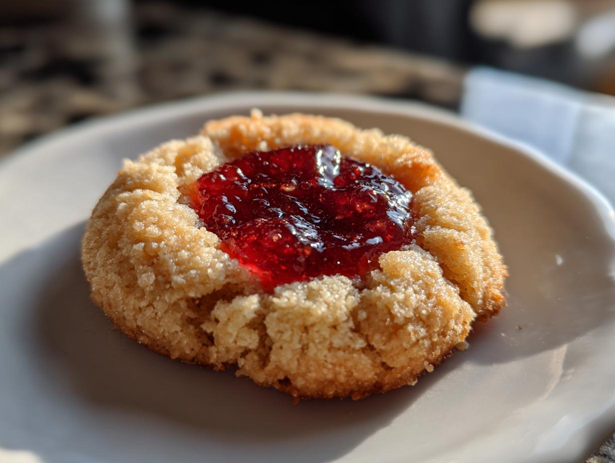 Thumbprint Cookies with Jam