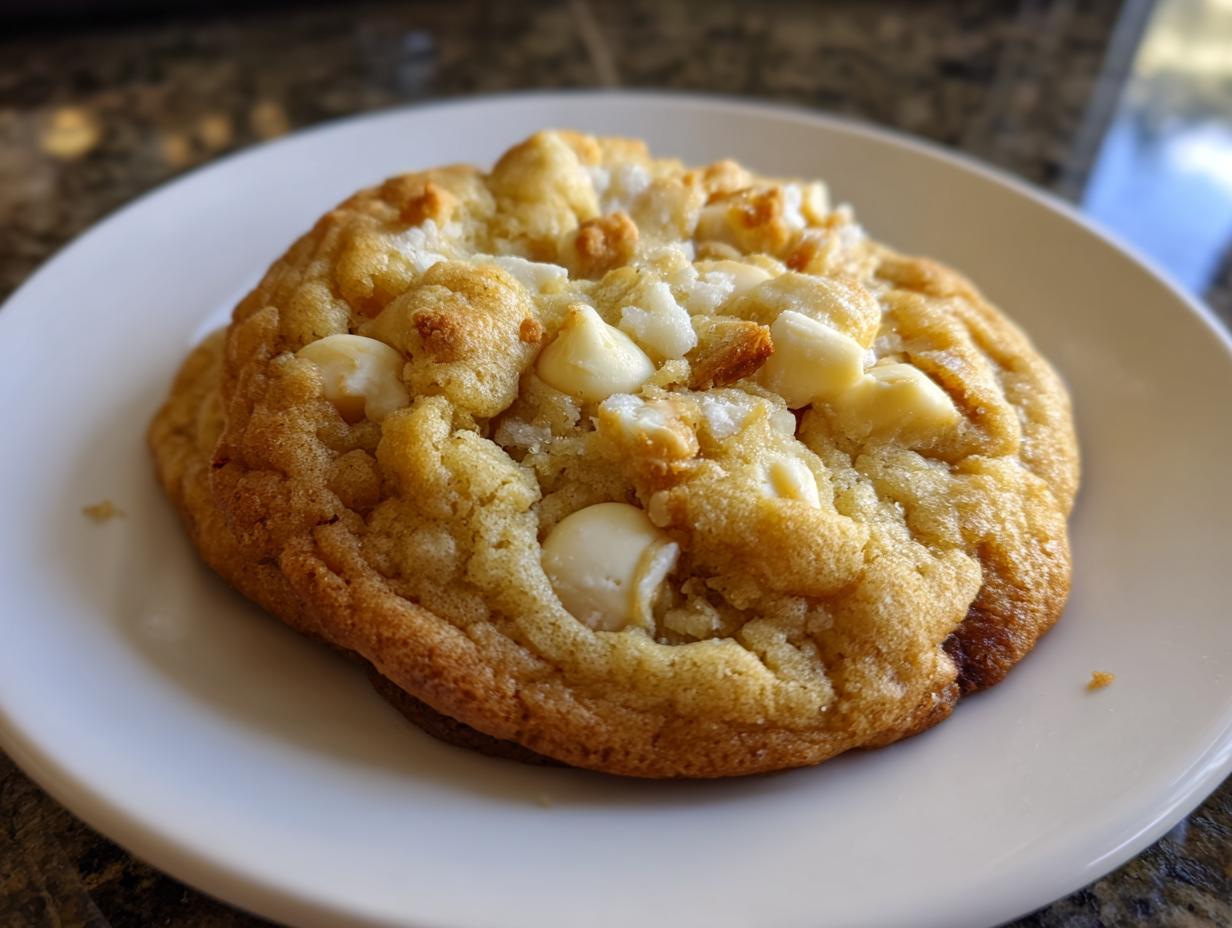 Chewy White Chocolate Macadamia Nut Cookies