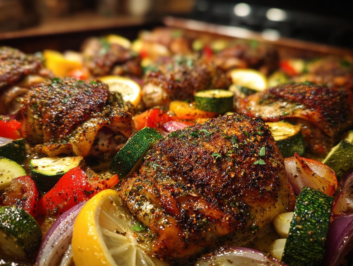 Za’atar Sheet Pan Chicken