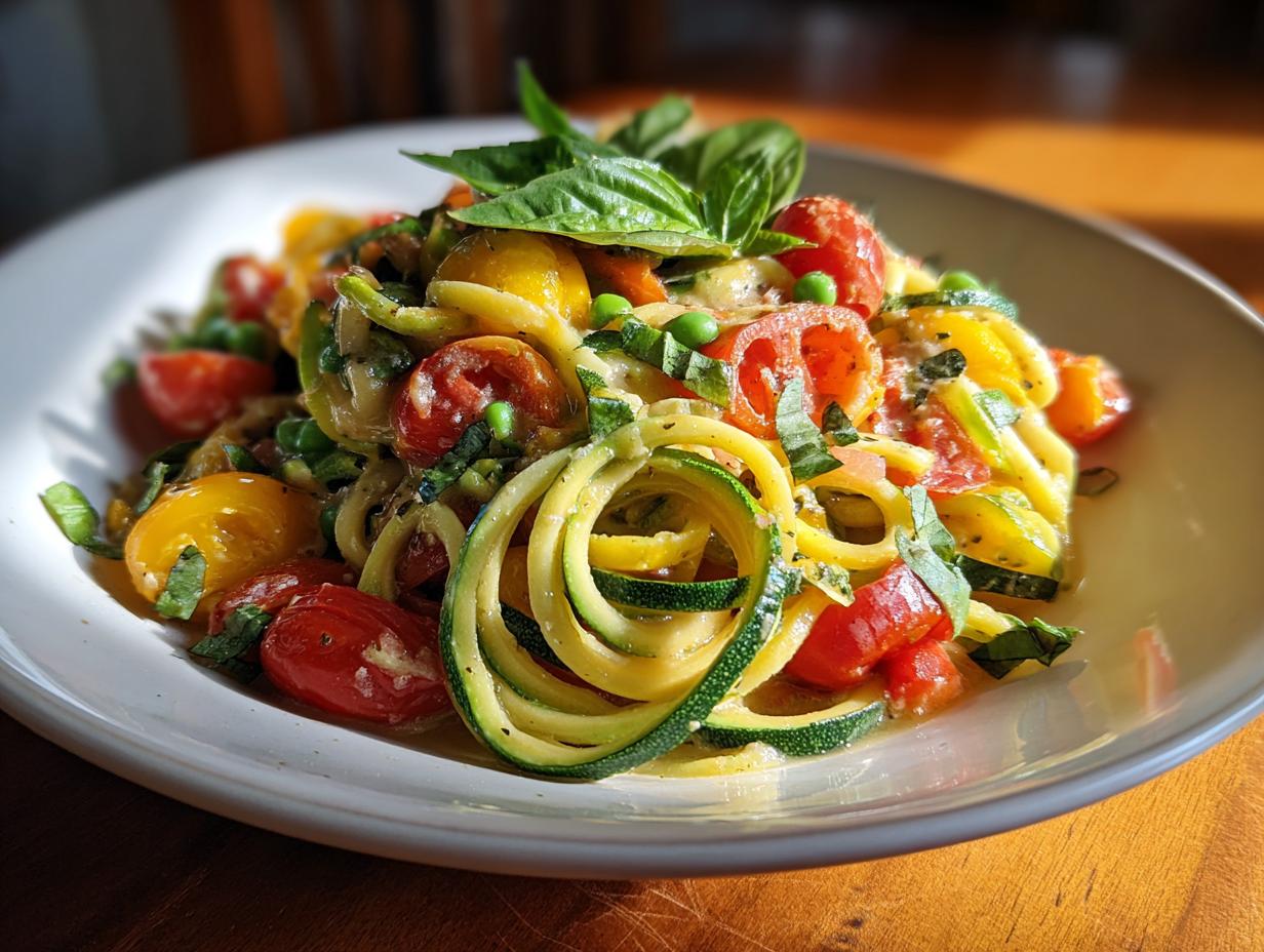 Zucchini Pasta Primavera