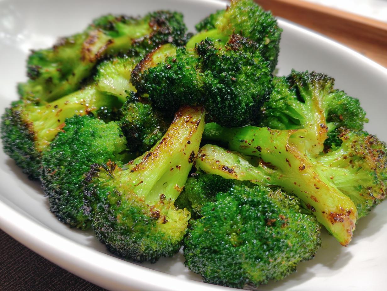 Crispy 10-Minute Air Fryer Broccoli
