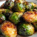 Black Pepper Honey Brussels Sprouts