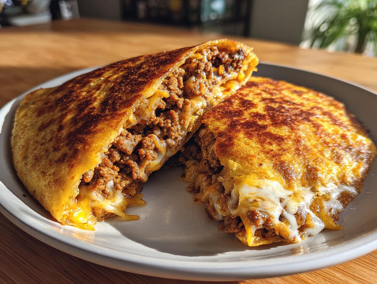 Blackstone Beef Tacos Dorado