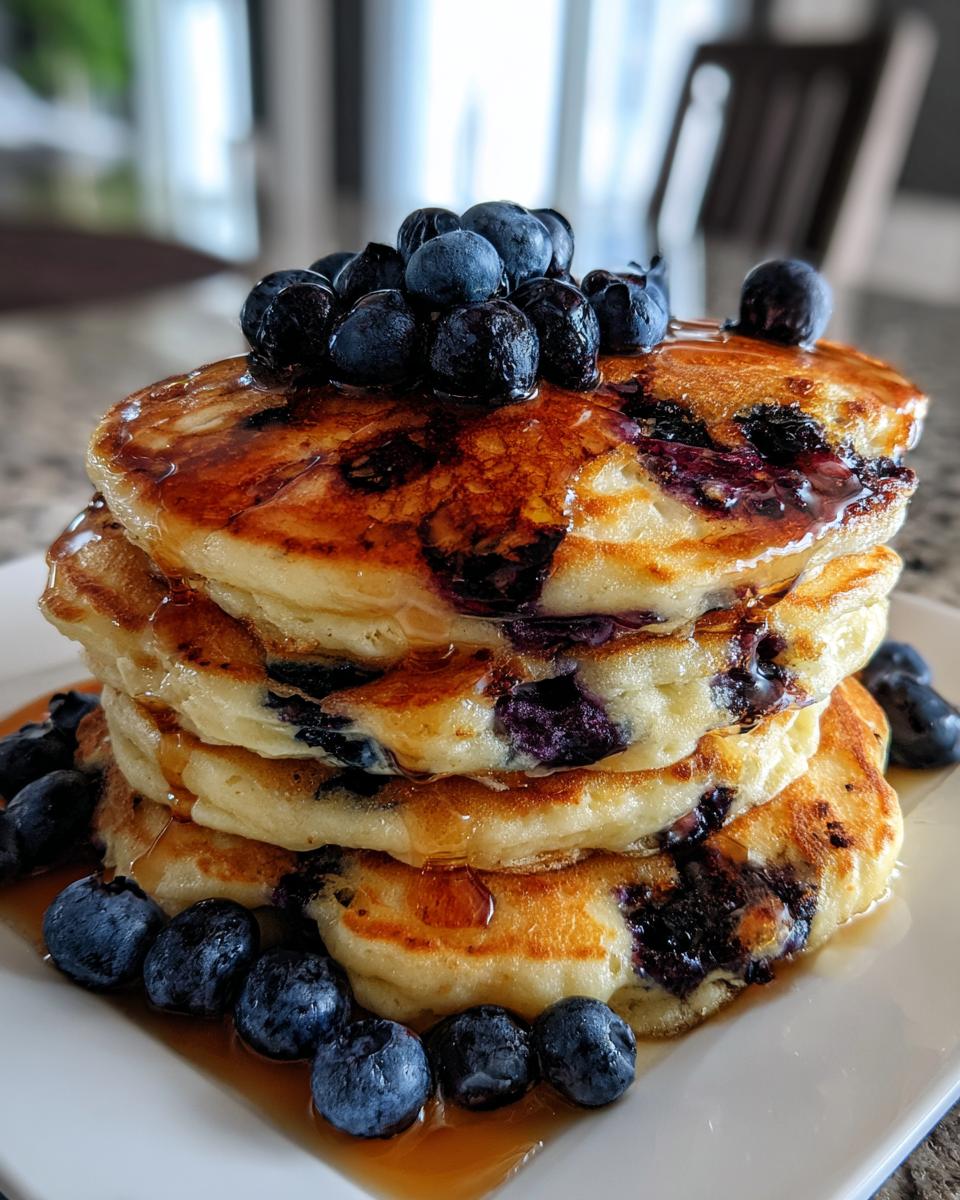 Blueberry Buttermilk Pancakes - detail 2