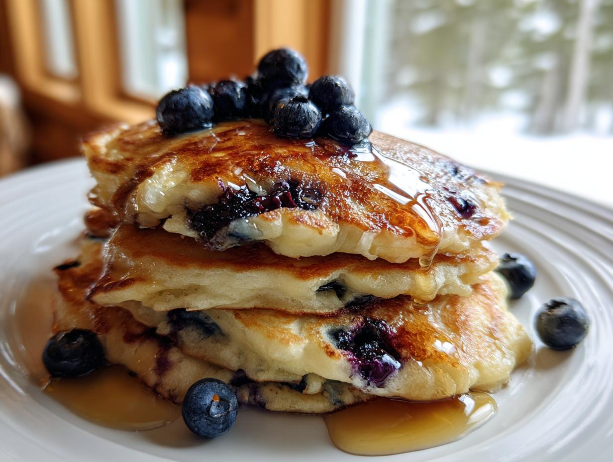 Blueberry Buttermilk Pancakes
