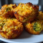 Broccoli Cheddar Quinoa Bites
