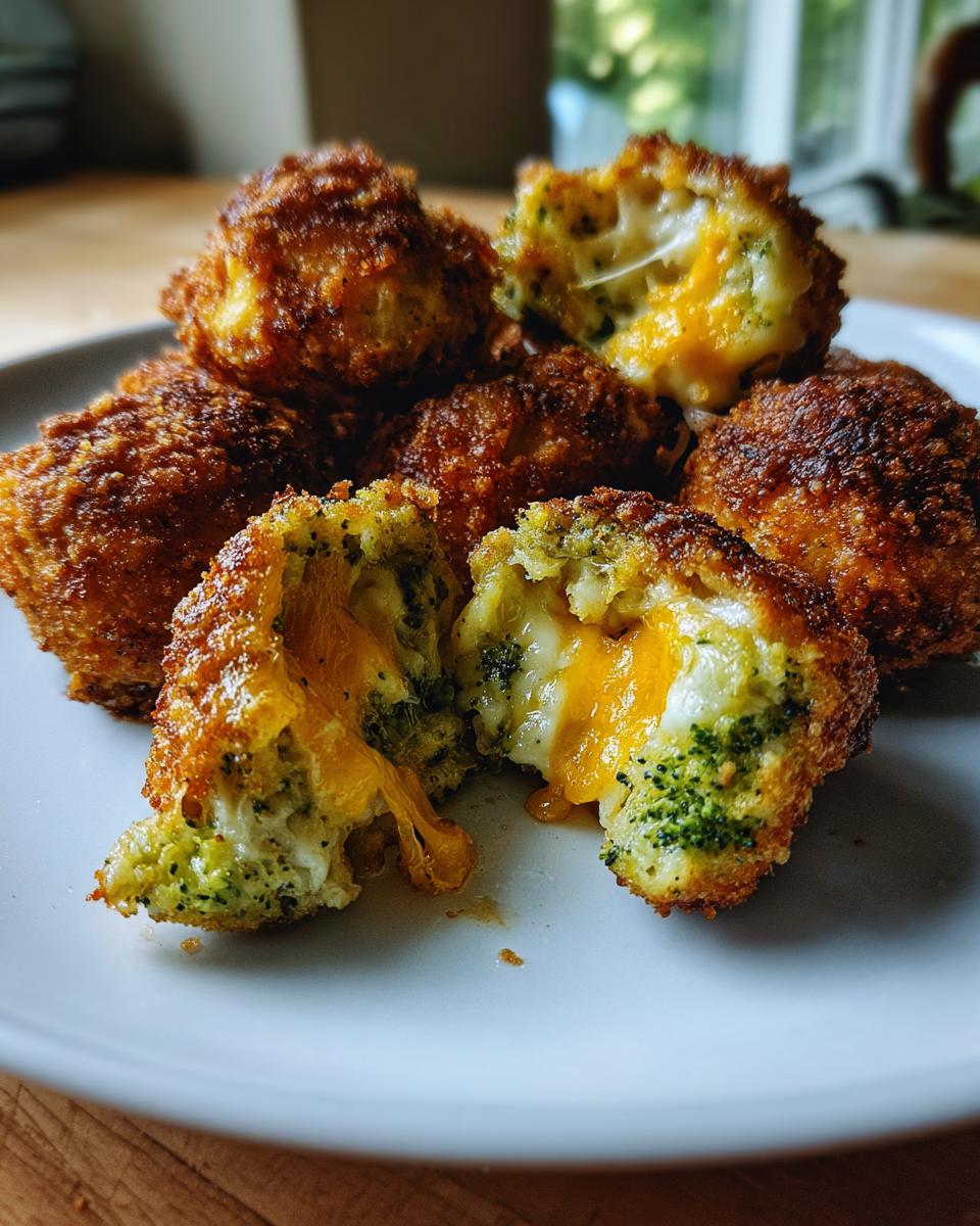 Broccoli Cheese Balls - detail 2