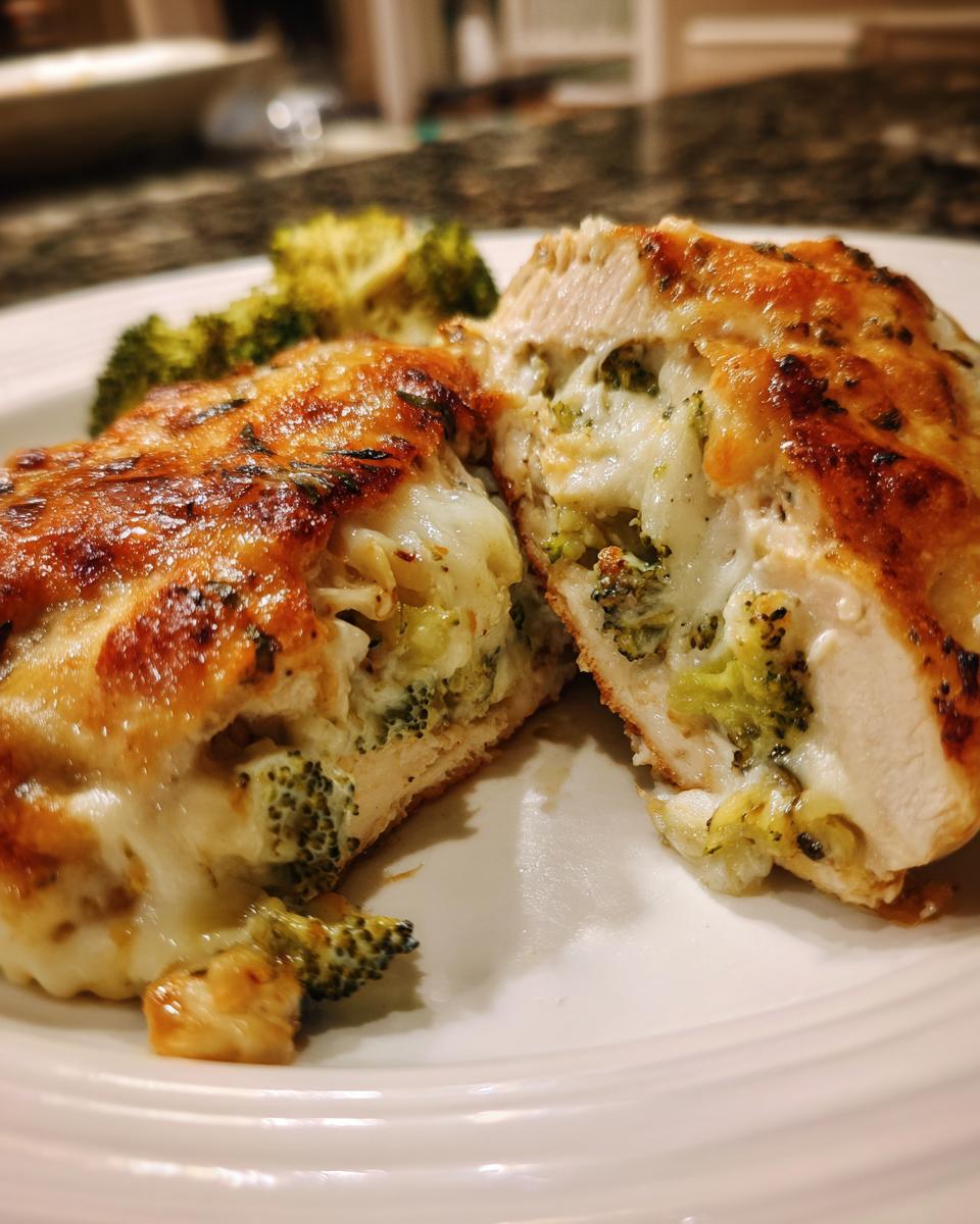 Broccoli Cheese Stuffed Chicken Breast - detail 2