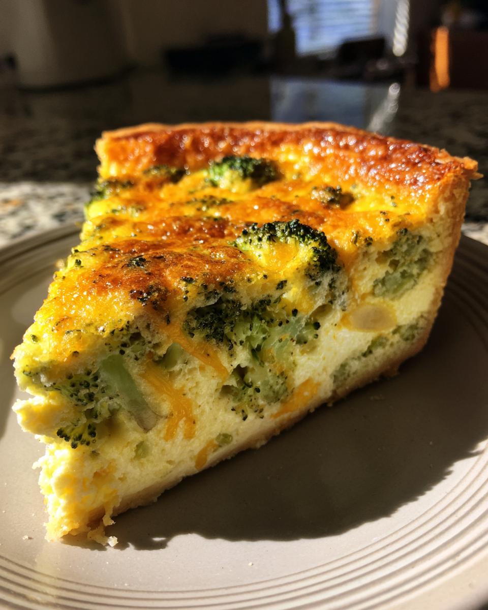 Broccoli Quiche - detail 2