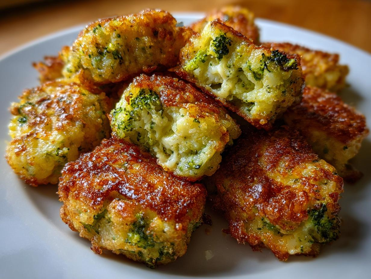 Broccoli Tots with Cheese
