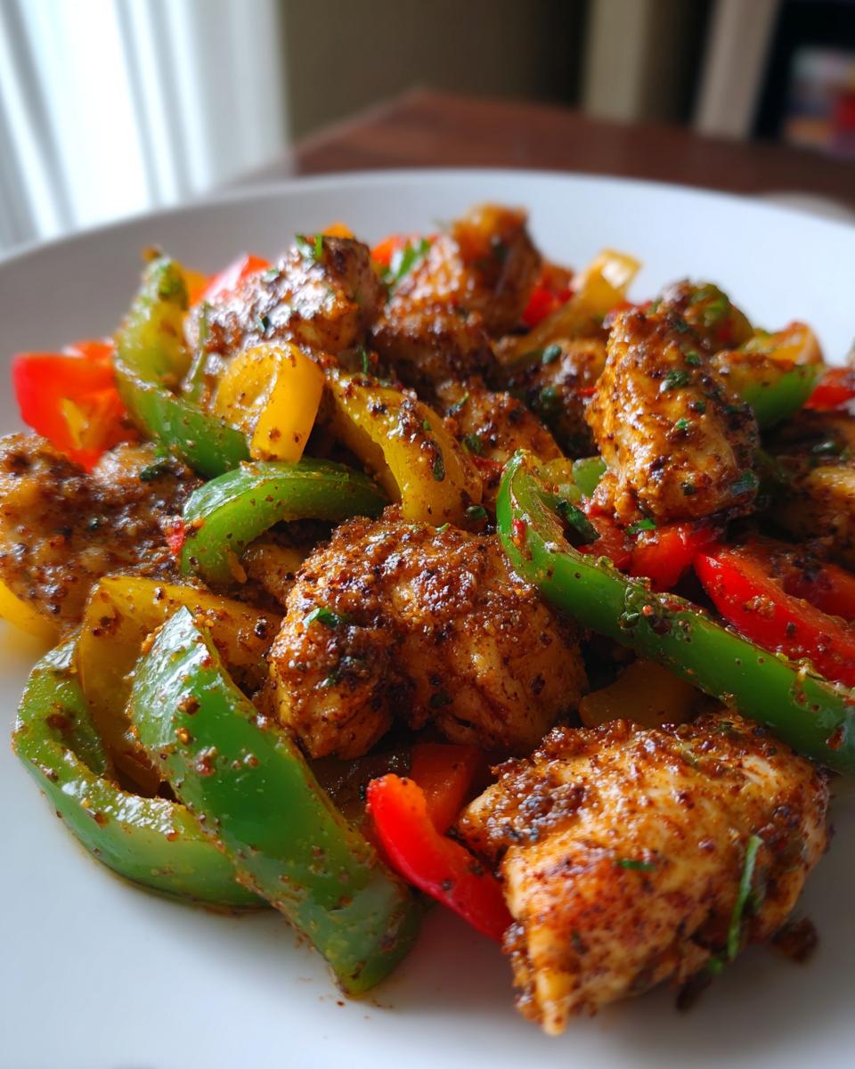 Cajun Chicken and Peppers - detail 2