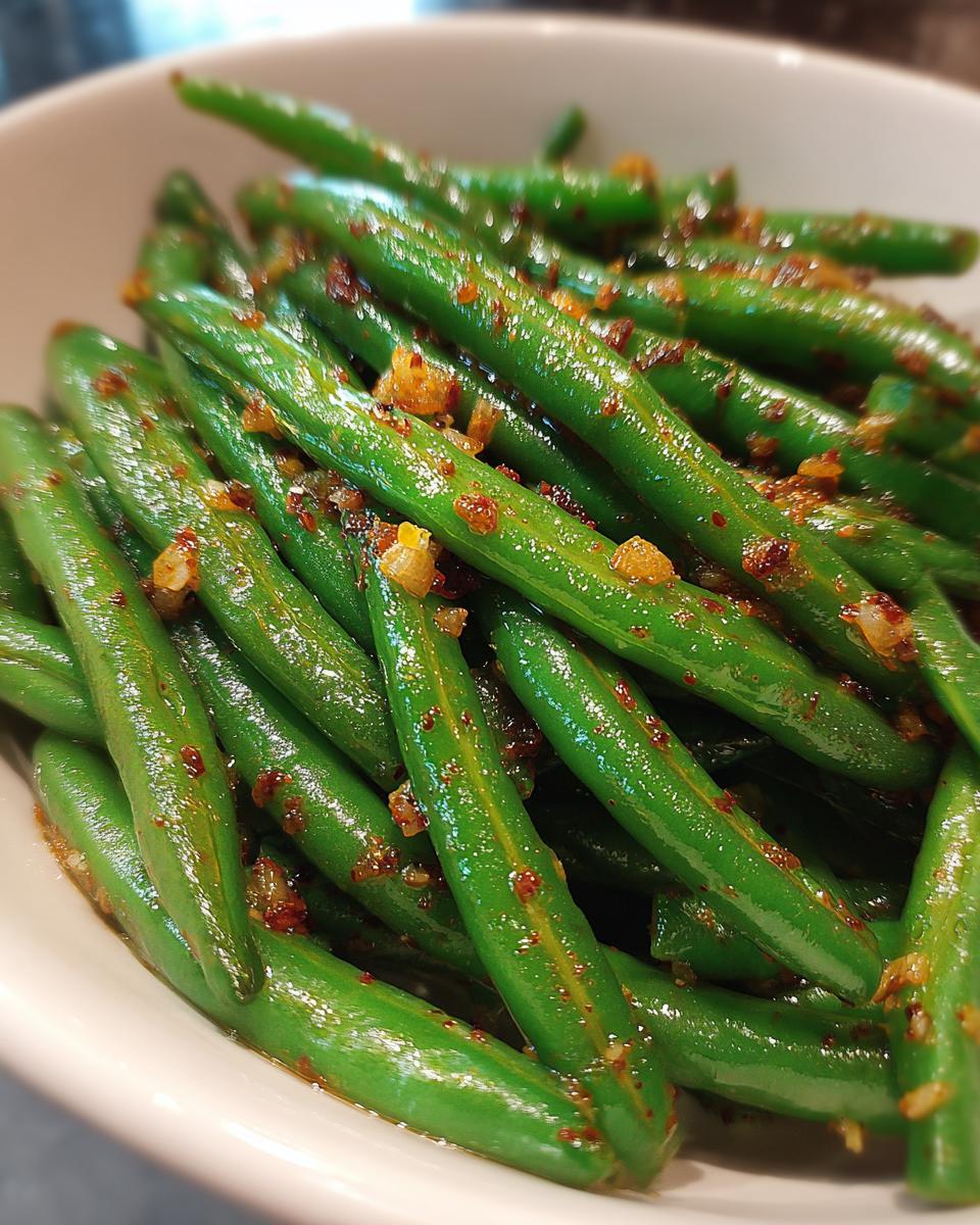 Cajun Garlic Green Beans - detail 2