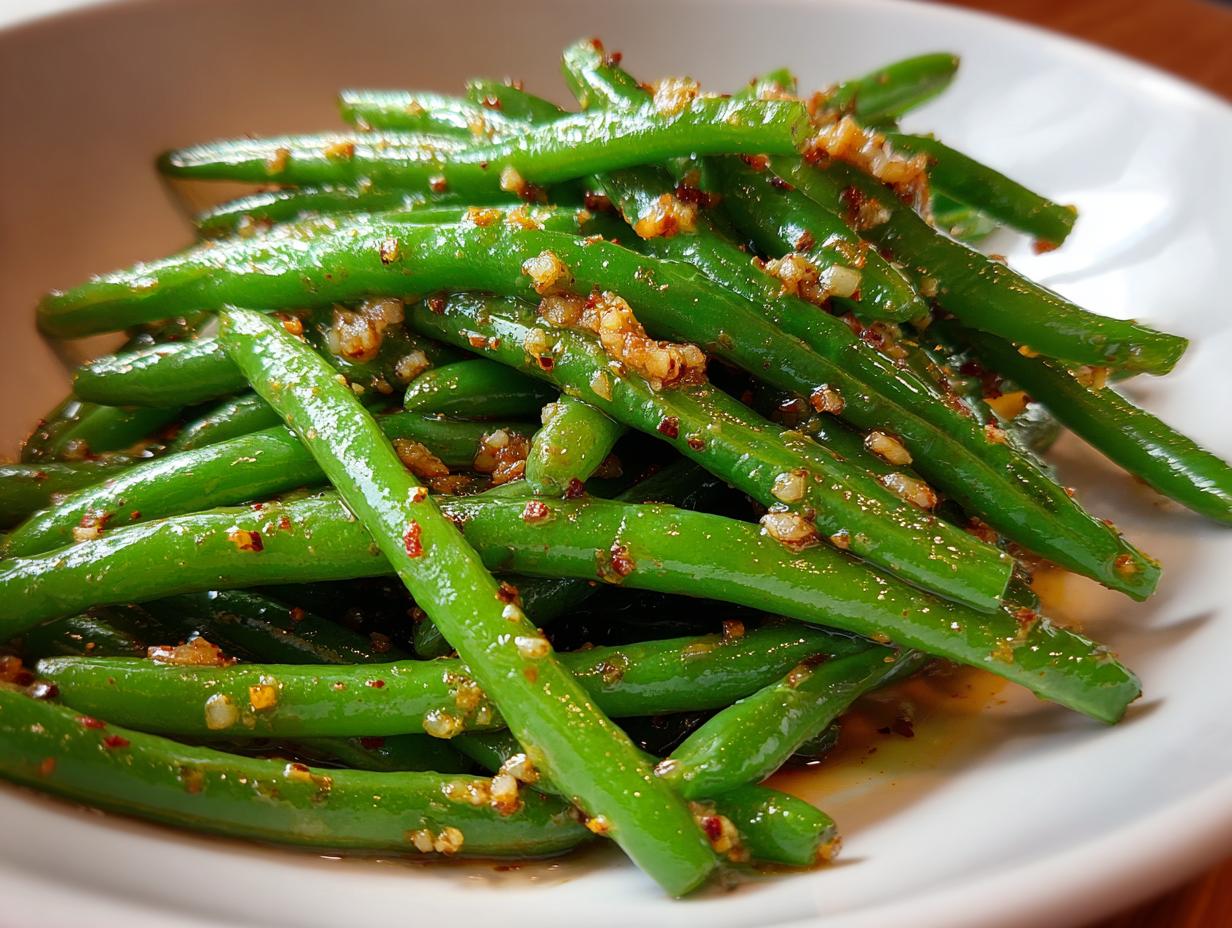 Cajun Garlic Green Beans